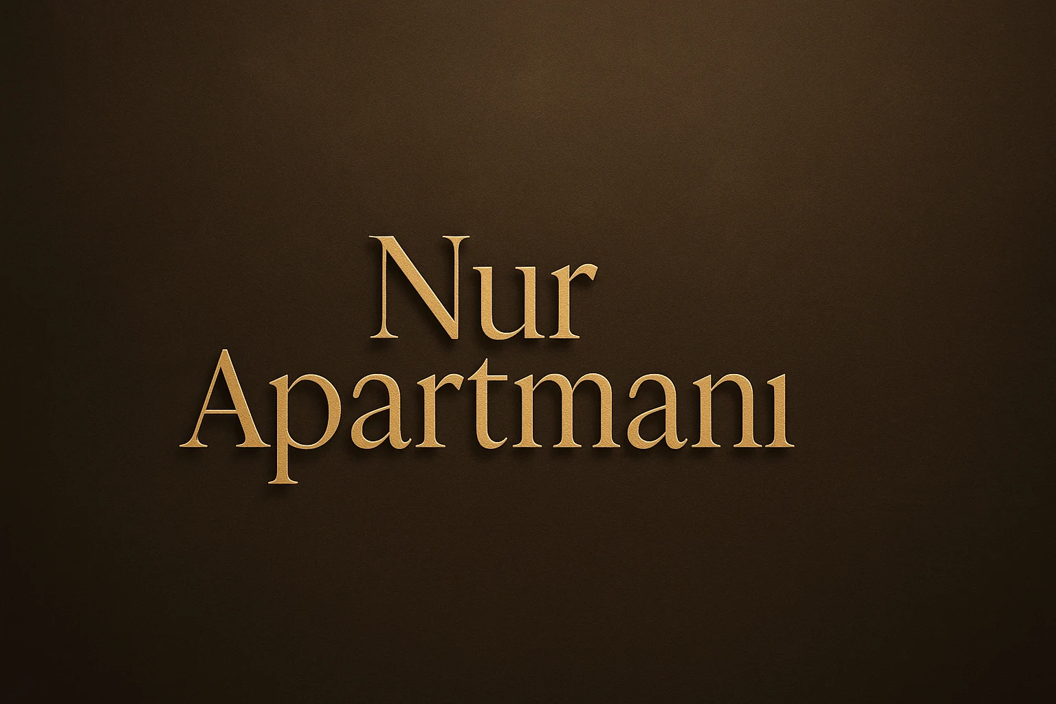 Nur Apartmanı proje kapağı